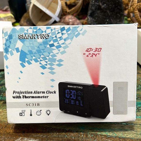 smartro Other Smartro Sc3b Digital Projection Alarm Clock With